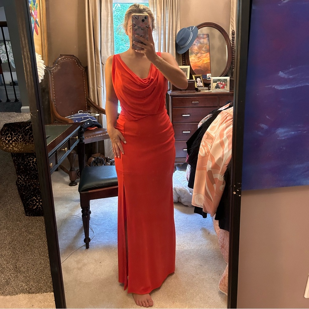 Stunning Coral Formal Dress - BCBG